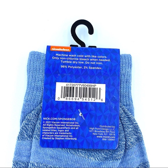 Nickelodeon SpongeBob SquarePants Natural Socks - Picture 4 of 5